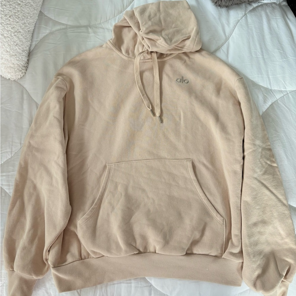 ALO Yoga Beige Hoodie